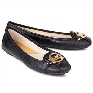 Michael Kors Fulton Saffiano Ballet shoes size 9.5